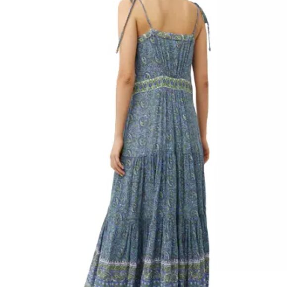 Veronica Beard Windansea Maxi Dress | Electric Blue Small | NWT - Picture 2 of 3